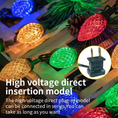 LED圣诞灯 - HCP172 C7草莓头灯串